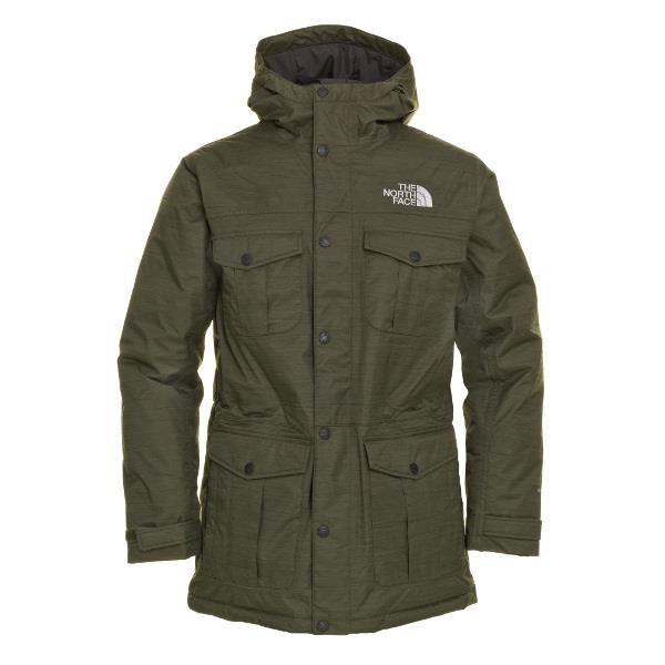 The North Face Mens Bedford Down Parka Fig Green